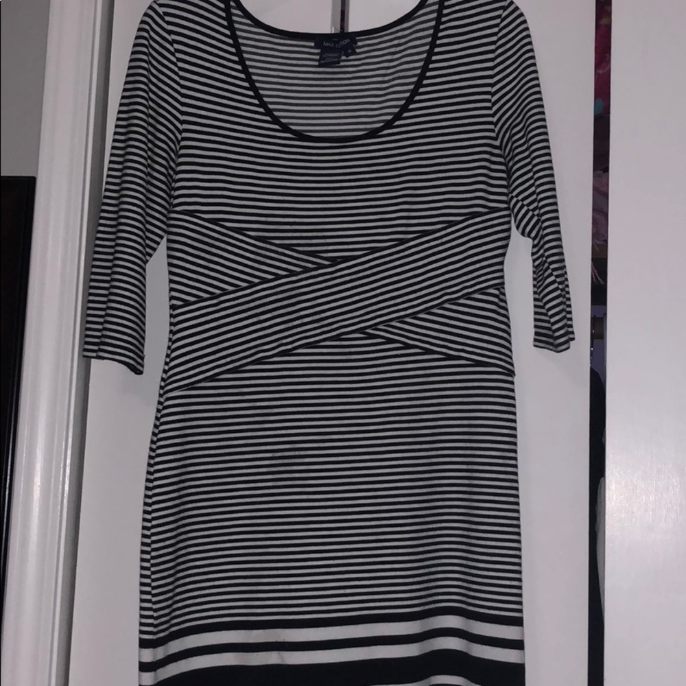 Black and white dress